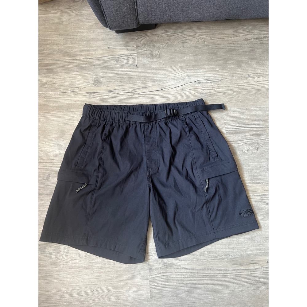 The North Face Men's Shorts Size Medium Class V Pathfinder Belted 7" Black